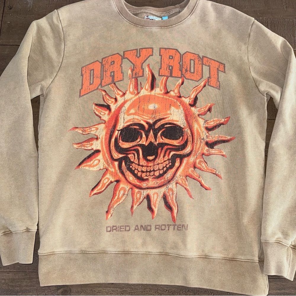 Dry rot dried and rotten sublime cotton crewneck
